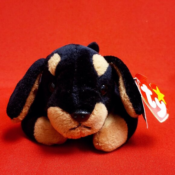 TY Beanie Babies Doby The Doberman 1996 Stuffed Animal - Picture 11 of 14